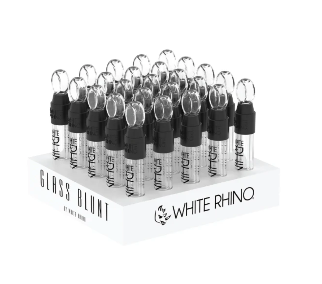 White Rhino - Premium Glass Blunt Slider (25ct)