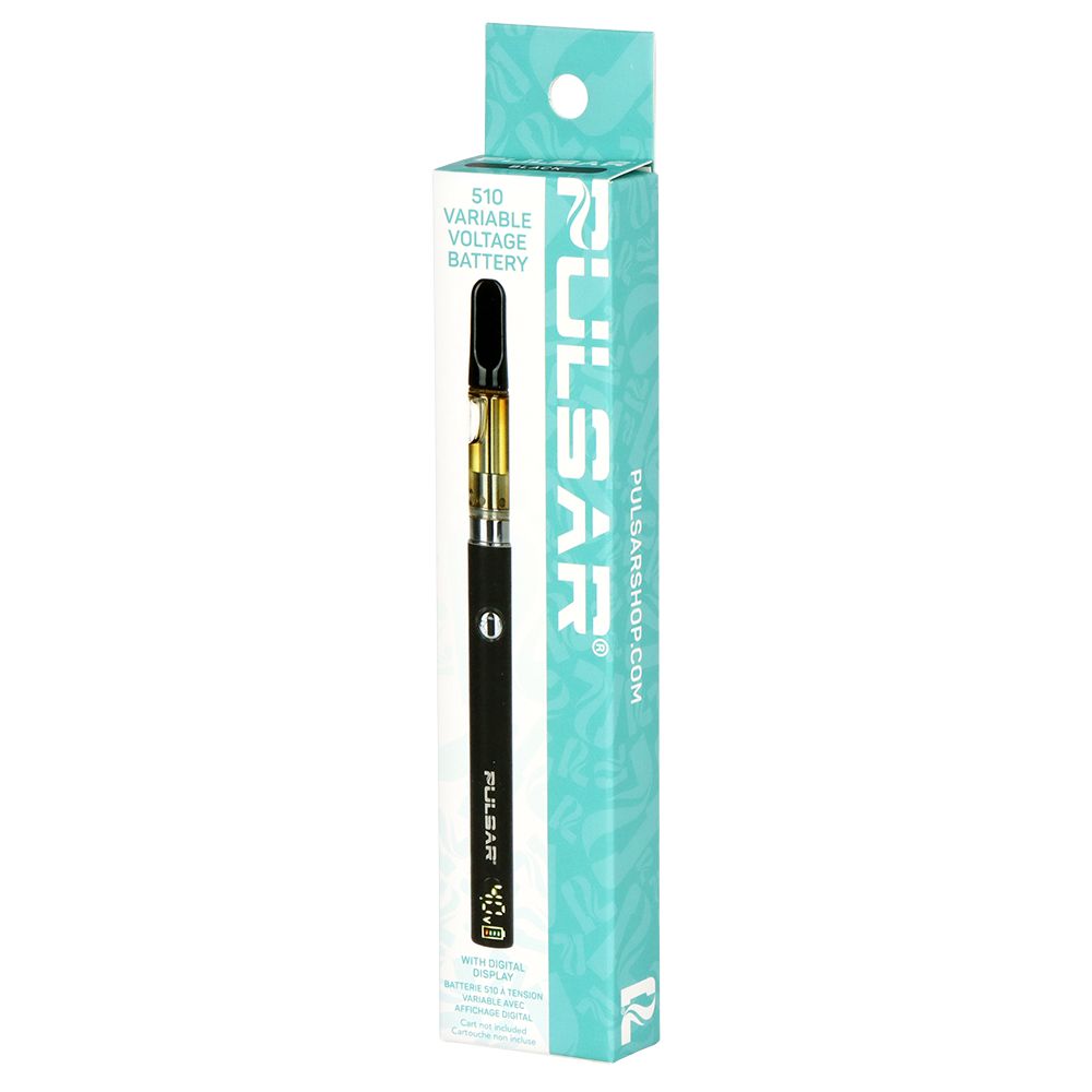 Pulsar Digital Display Slim Variable Voltage 510 Vape Battery | 400mAh | 12pc Display, BDD Wholesale