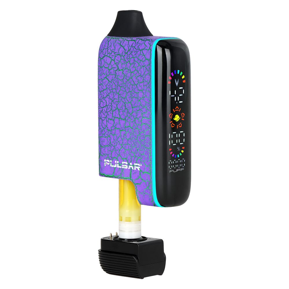 Pulsar 510 DL 5.0 Precision Voltage Control LCD Screen Vape Bar | Crackle Series | 1000mAh, BDD Wholesale