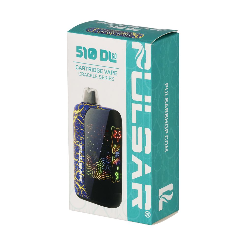 Pulsar 510 DL 6.0 Precision Voltage Control LCD Screen Vape Bar | Crackle Series | 1000mAh, BDD Wholesale