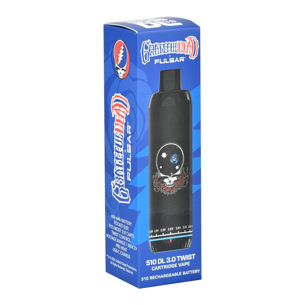 Grateful Dead x Pulsar 510 DL 3.0 Twist Variable Voltage Vape Pen | 650mAh, BDD Wholesale