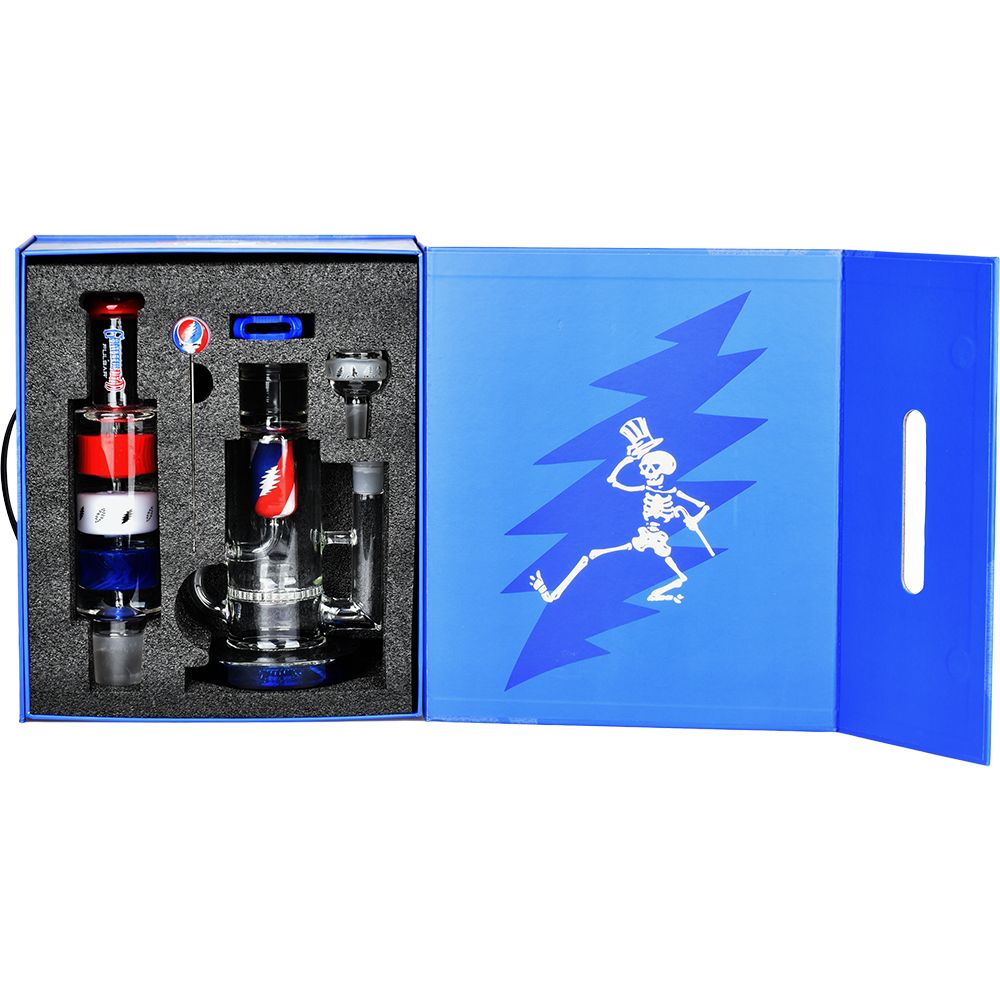 Grateful Dead x Pulsar Cool It Down Glycerin Water Pipe Kit - 16.5" / 14mm F, BDD Wholesale