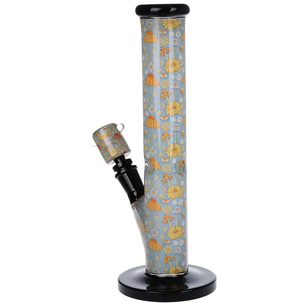 Pulsar Inside Print Straight Tube Glass Water Pipe | 11.25" | 14mm F, BDD Wholesale