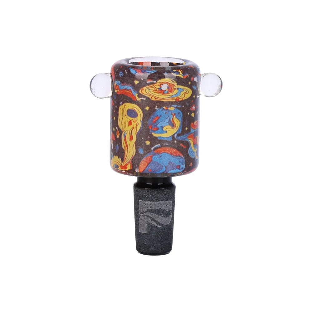Pulsar Inside Print Straight Tube Glass Water Pipe | 11.25" | 14mm F, BDD Wholesale
