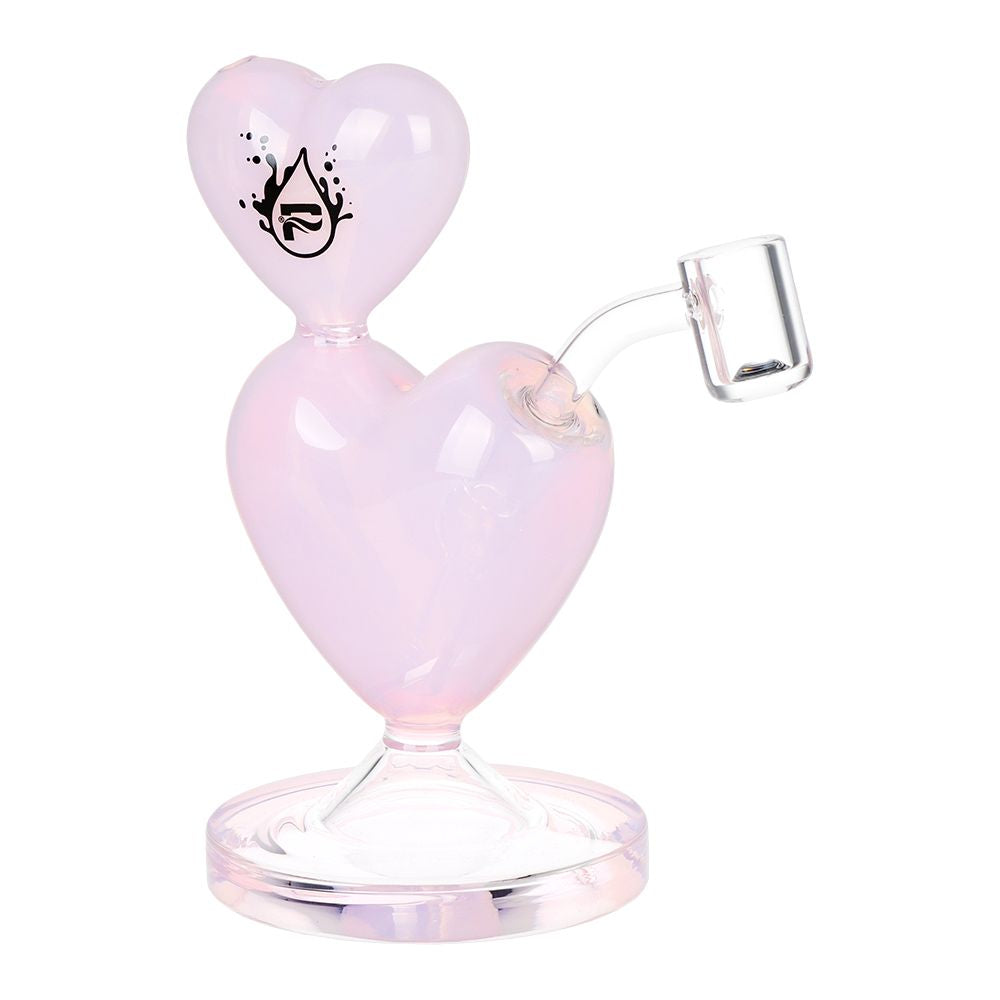 Pulsar Two-Hearted Glass Dab Rig | 6.5" | 14mm F, BDD Wholesale