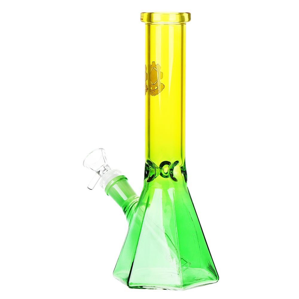 SeshGear Prismatic Bliss Ombre Glass Water Pipe | 10" | 14mm F, BDD Wholesale
