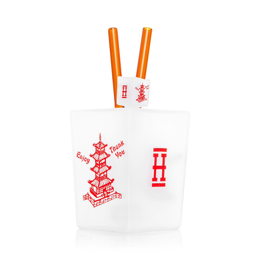Hemper Chinese Takeout Glass Water Pipe