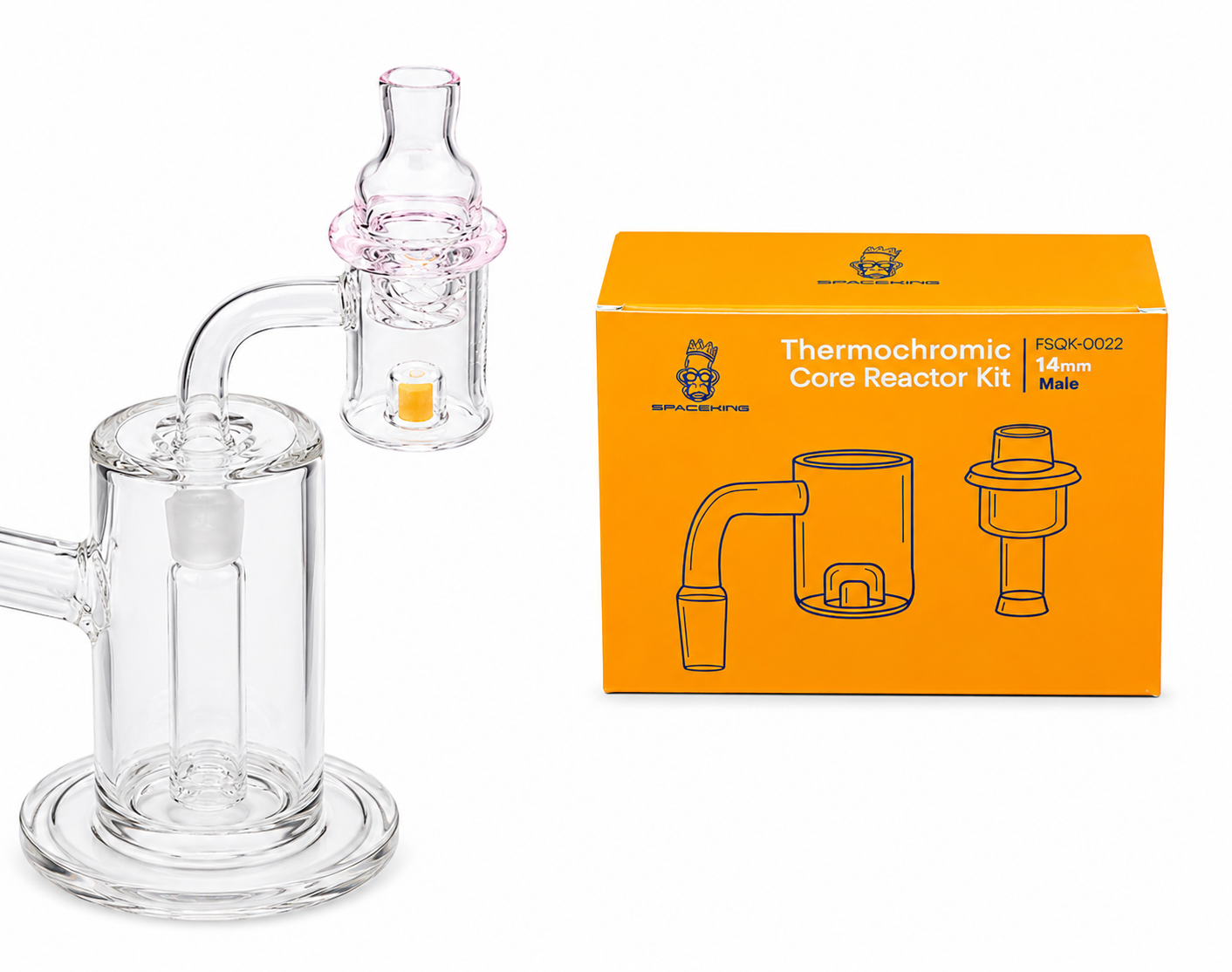 Space King Thermochromic Core Reactor Banger Kit (Orange)