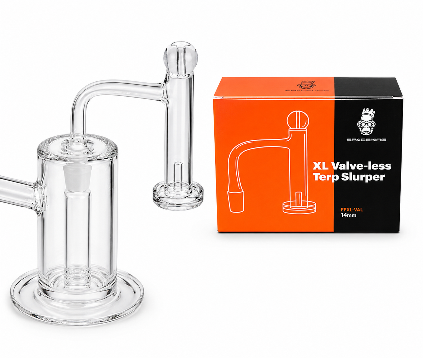 Space King XL Valve-less Terp Slurper (Red / Black)
