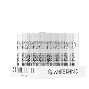White Rhino - Premium Glass Steam Roller (25ct)