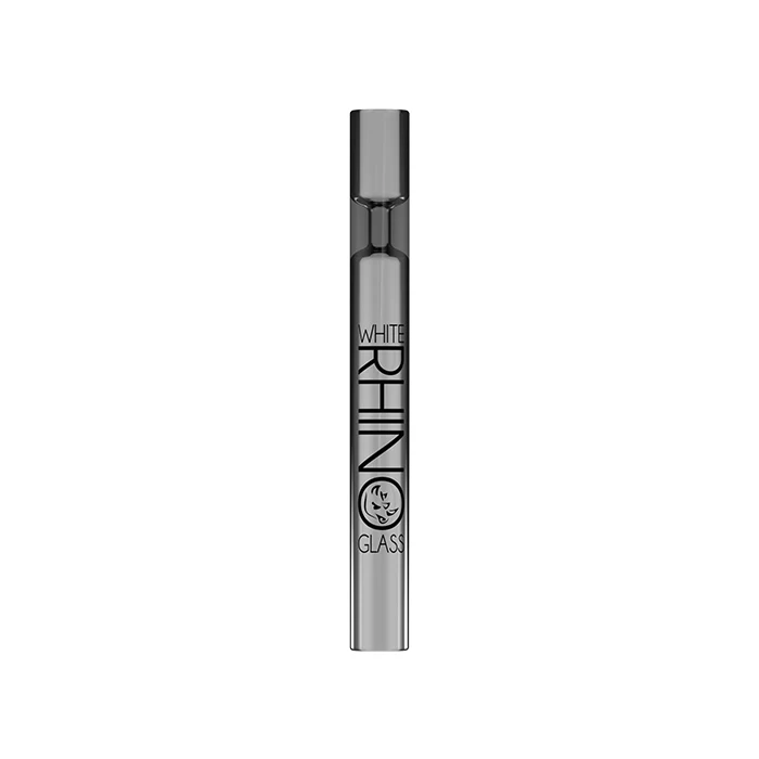 White Rhino - Premium Smoked Chillum With Silicone Cap (25ct)