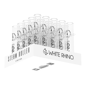White Rhino - Premium Glass Steam Roller (25ct)