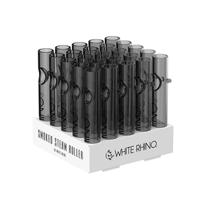 White Rhino - Premium Smoked Glass Steam Roller (25ct)