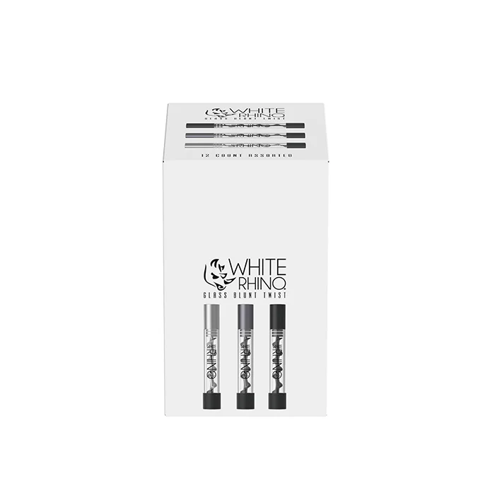 White Rhino - Premium Glass Blunt Twist (12ct)