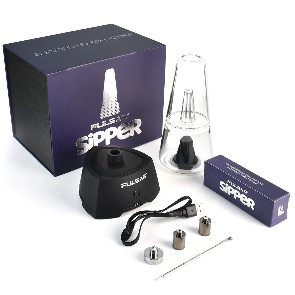 Pulsar Sipper Wax & 510 Cartridge Vaporizer Bubbler, BDD Wholesale