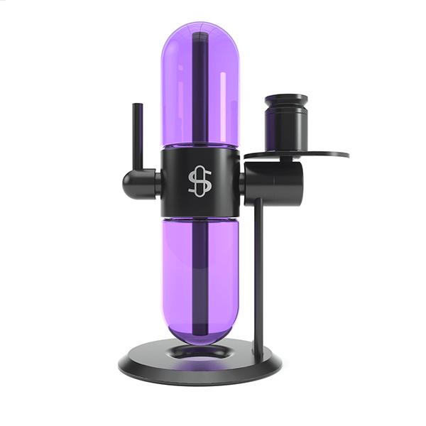 Single Purple Glass Globe (Large)