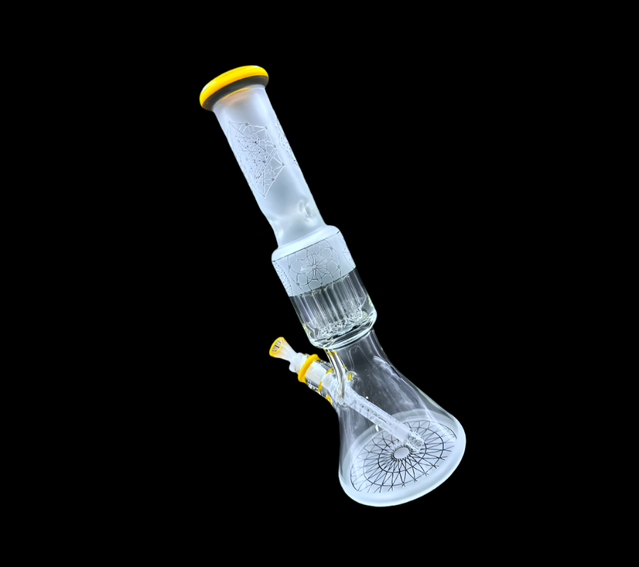 Calvo Glass - Blasted Mosaic Beaker (15")