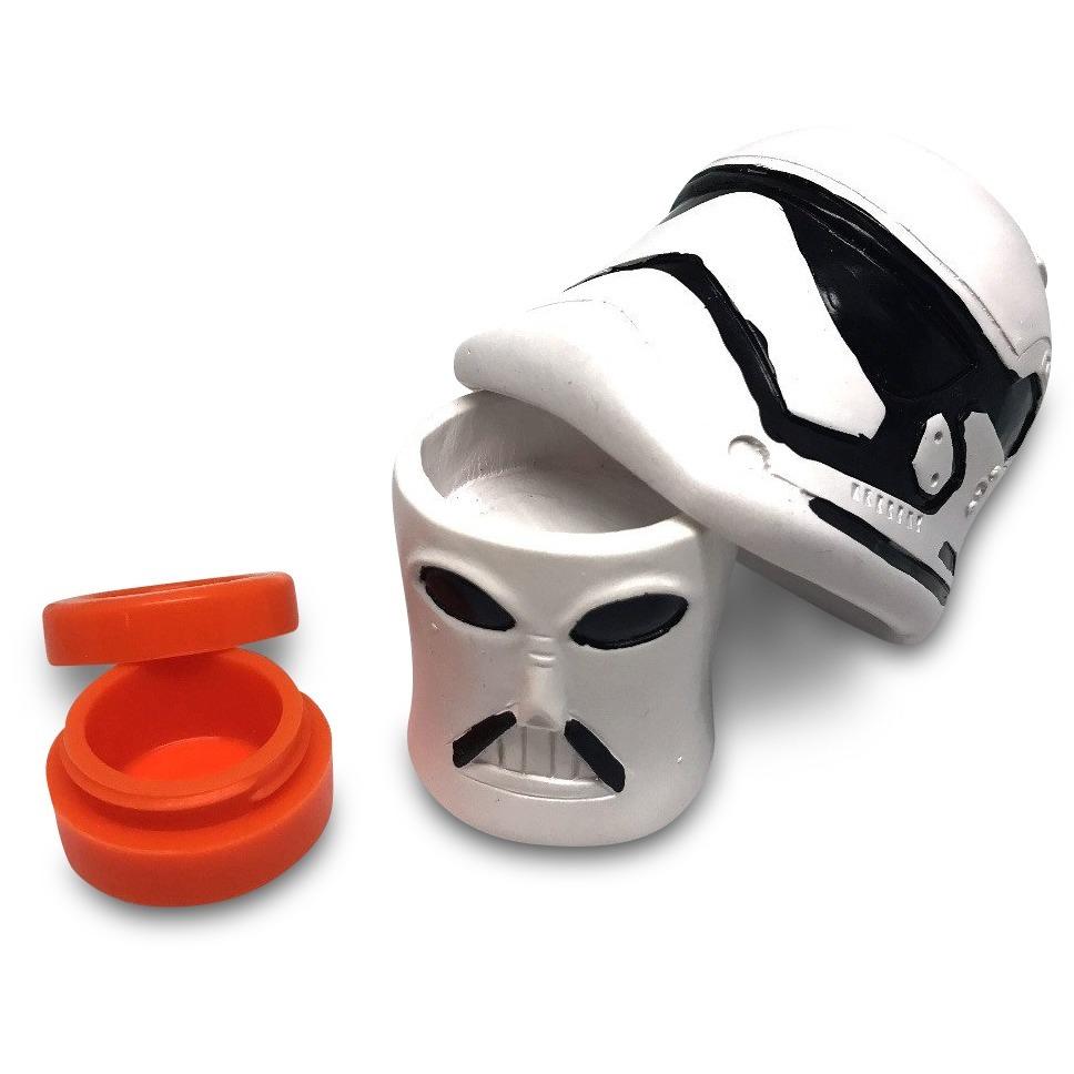 Trooper Head Nonstick Silicone Container (10 for $15)