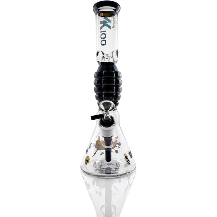 MK Glass Grenade Water Pipe