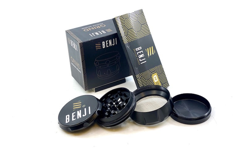 Benji - GRIND - Aluminum Grinder + Booklet (Case of 50)
