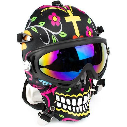 Underground Gas Mask - Colorful Skull