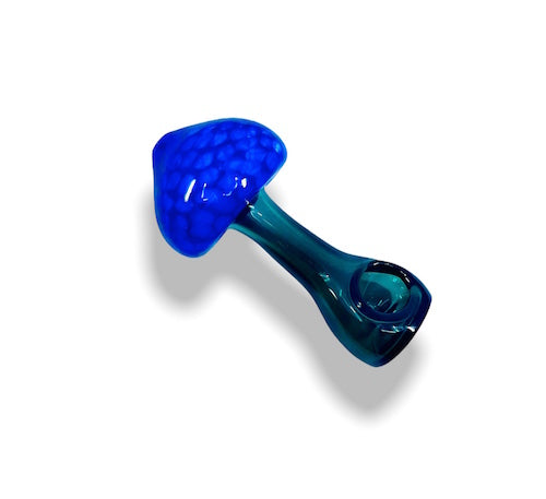 Glass Hand Pipe - Mushroom Top (4")