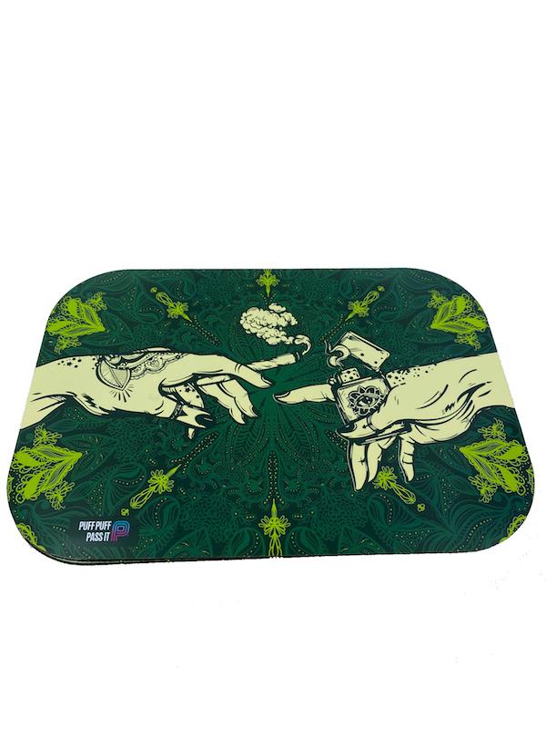 Puff Puff Pass It - Metal Tray w/ Magnetic Lid (5 colors)