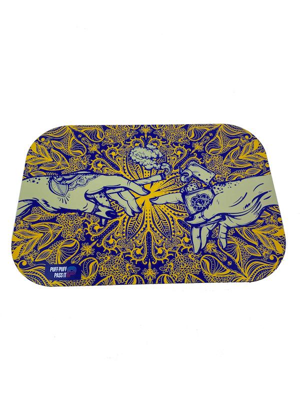 Puff Puff Pass It - Metal Tray w/ Magnetic Lid (5 colors)