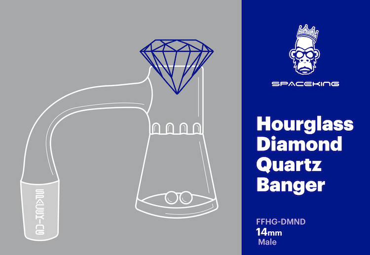 Space King Hourglass Diamond Banger Kit (Blue / Gray)