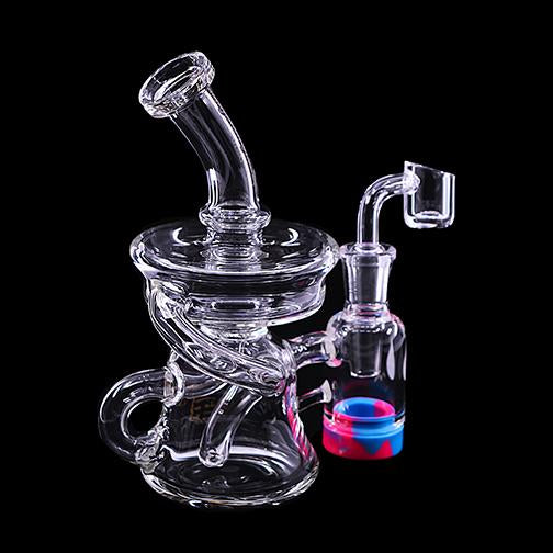 Crystal Glass UFO Recycler Rig