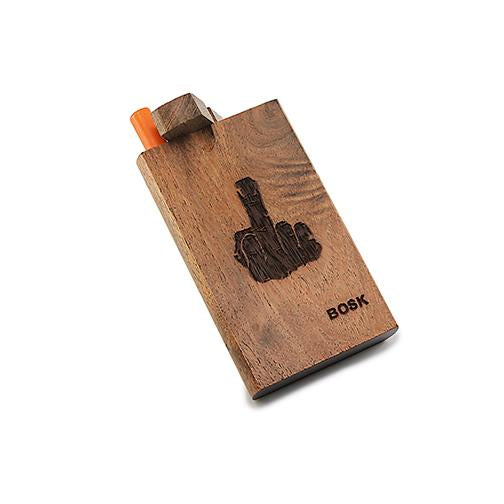 Handmade Wooden Middle Finger Dugout w/ One Hitter