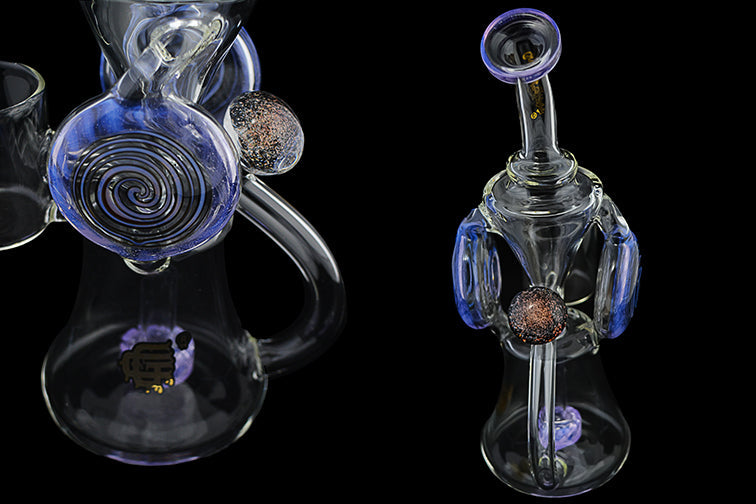 Crystal Glass Puffco Proxy Water Pipe Rig