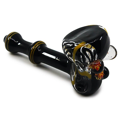 Glass Hand Pipe - sherlock  (7")