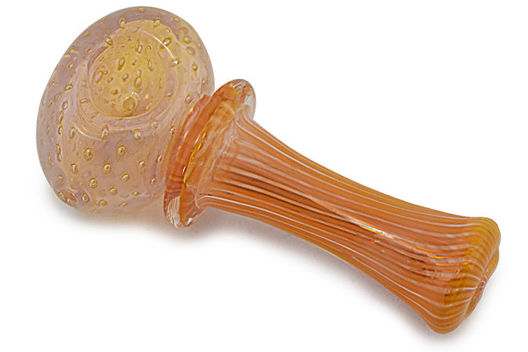 Silver & Gold Fumed Glass Pipe