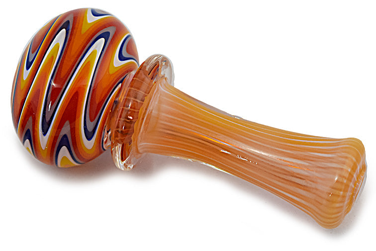 Silver & Gold Fumed Glass Pipe