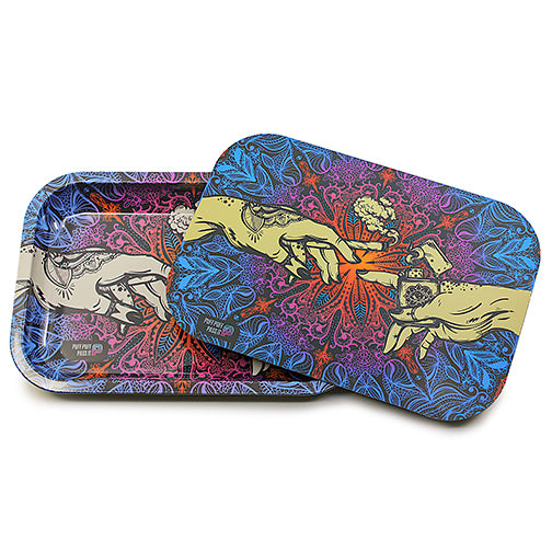 Puff Puff Pass It - Metal Tray w/ Magnetic Lid (5 colors)