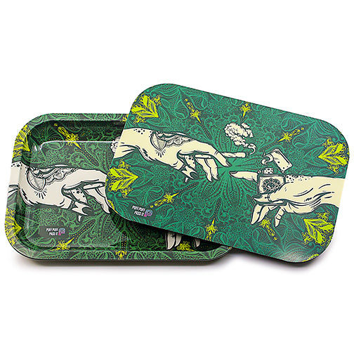Puff Puff Pass It - Metal Tray w/ Magnetic Lid (5 colors)