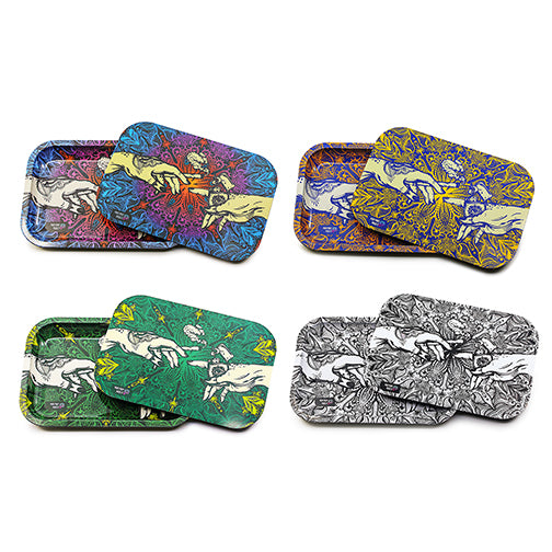 Puff Puff Pass It - Metal Tray w/ Magnetic Lid (5 colors)