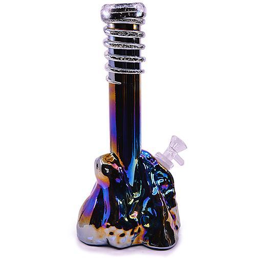 Soft Glass Water Pipe - Mountain (12")