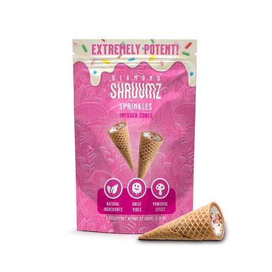 Diamond Shruumz Cones - Sprinkles