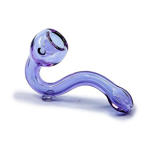 Glass Bubbler - Lavender Sherlock (4.75")