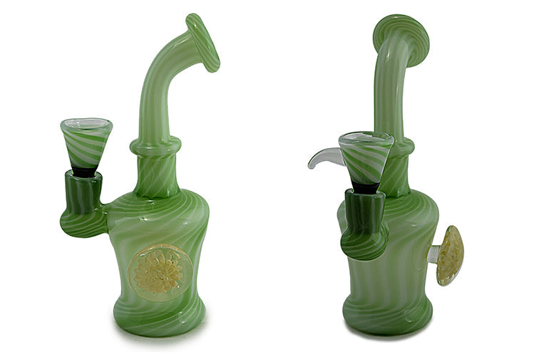 Slime Green Water Pipe (6")