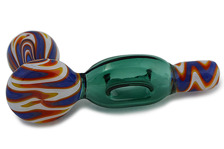 Wig Wag Barrel Tube Glass Pipe