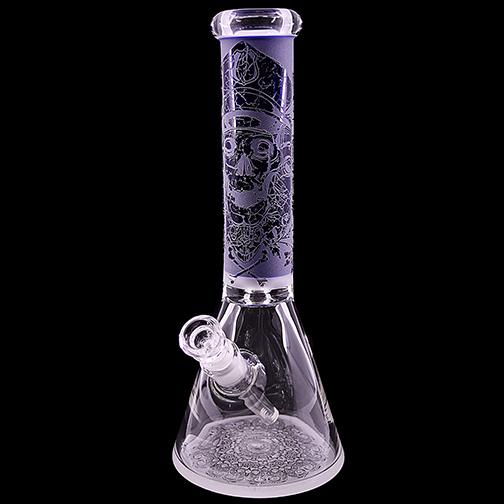 Frosted Color Design Water Pipe (14")